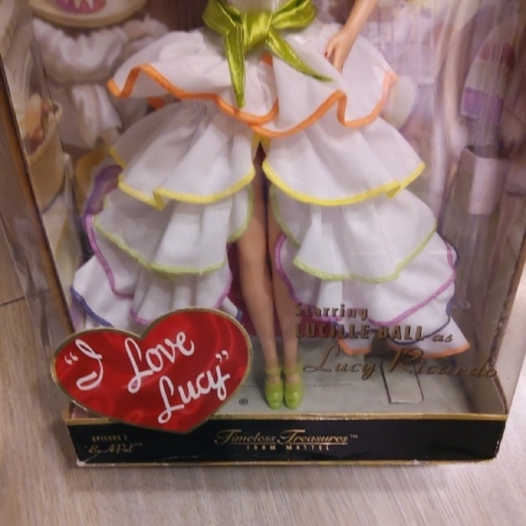 Mattel I Love Lucy Doll in White with Yellow Accents - Picture 8 of 9